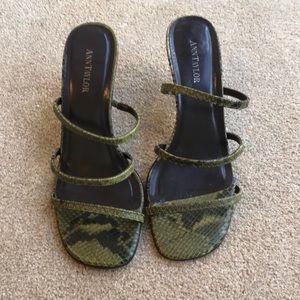 Ann Taylor strap heels